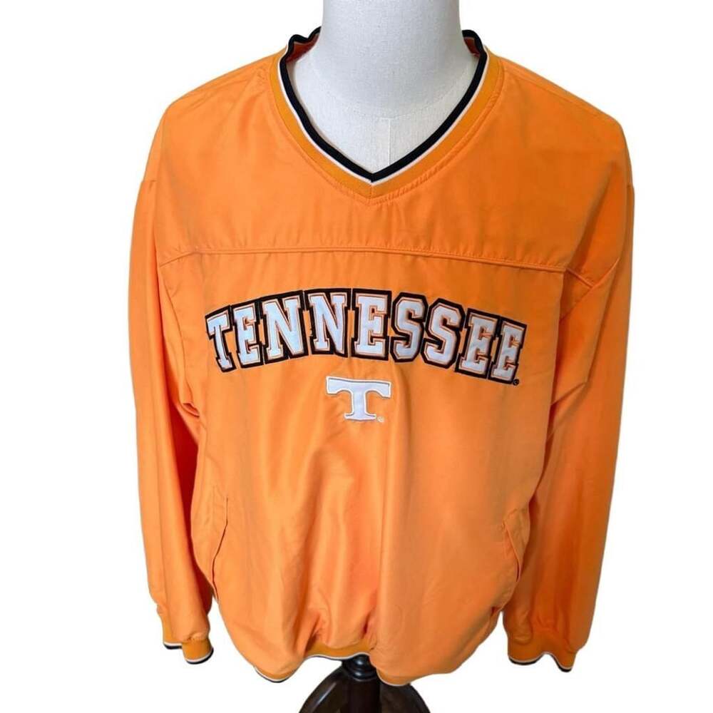 Colosseum Athletics Tennessee Volunteers Orange Pullover Windbreaker Jacket XL